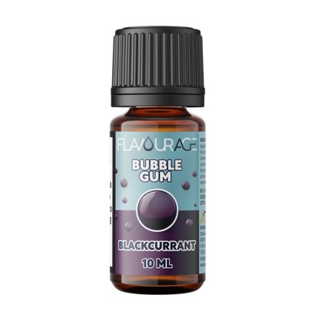 + FLAVOURAGE BUBBLE GUM BLACKCURRANT 10 ML