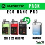 VAPORESSO ECO NANO PRO KIT 1000 MAH OGNI 3 KIT ACQUISTATI IN OMAGGIO 1 ECO NANO