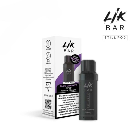 LIK BAR 1PZ STILL POD BLUE GRANATE 0 0MG