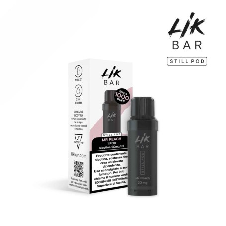 LIK BAR 1PZ STILL POD MR PEACH 0 0MG