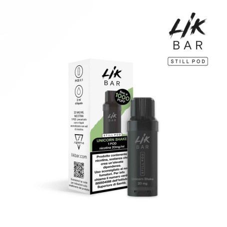 LIK BAR 1PZ STILL POD UNICORN SHAKE 0 0MG