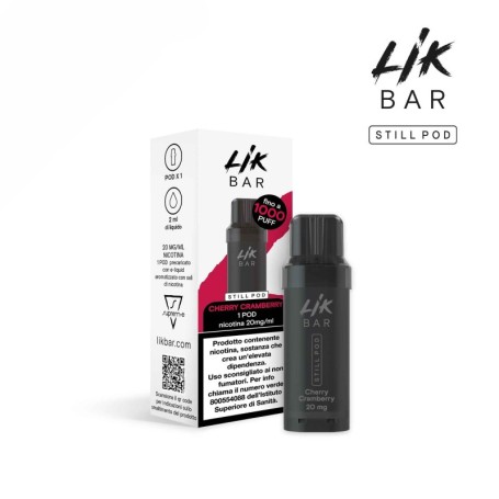 LIK BAR 1PZ STILL POD CHERRY CRAMBERRY 0 0MG
