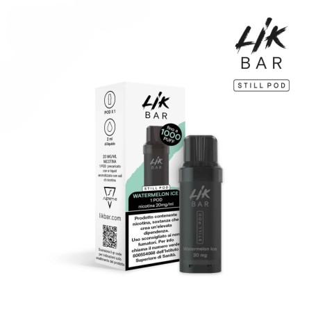 LIK BAR 1PZ STILL POD WATERMELON ICE 0 0MG
