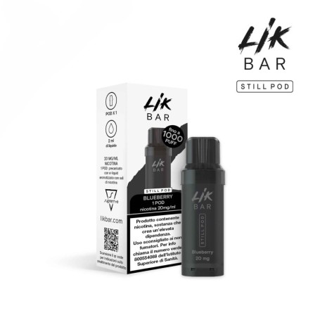 LIK BAR 1PZ STILL POD BLUE BERRY 0 0MG