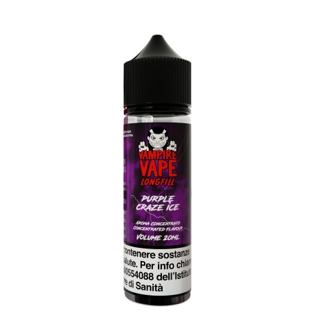 AROMA VAMPIRE VAPE SHOT 20 ML PURPLE CRAZE ICE IN 60 ML