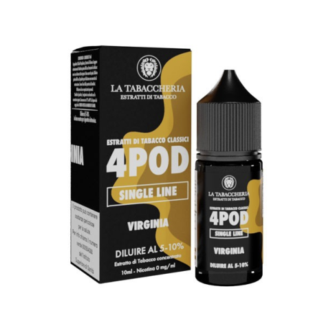 ,LA TABACCHERIA AROMA CONCENTRATO 4POD VIRGINIA AROMA10ML