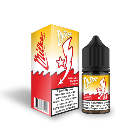MINI SHOT FLAVOURART 10 + 10 BANANA E FRAGOLA HV MILKEE