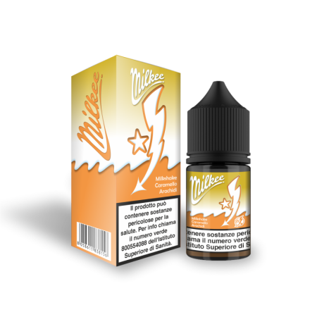MINI SHOT FLAVOURART 10 + 10 CARAMELLO E ARACHIDI HV MILKEE