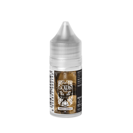 RELOAD VAPE MINI SHOT 10 + 10 GOLDEN TAB TABACCO CIGARILLO MINI SHOT 10 ML IN CHUBBY 30