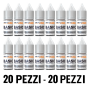 20 PEZZI FULL VG SVAPONEXT GLICERINA VEGETALE 10 ML