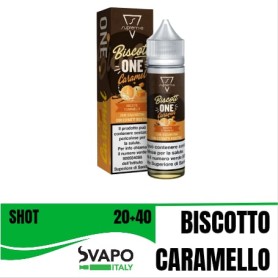 AROMA SUPREM-E SHOT 20 ML IN 60 ML BISCOTTONE CARAMEL 0 MG MIX&VAPE 20 ML