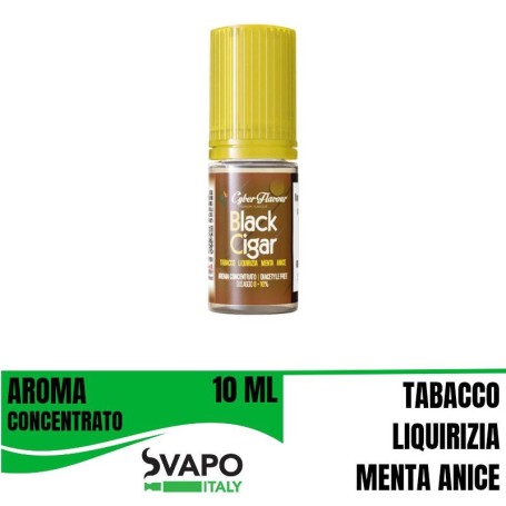 * AROMA CYBERFLAVOUR BLACK CIGAR 10 ML