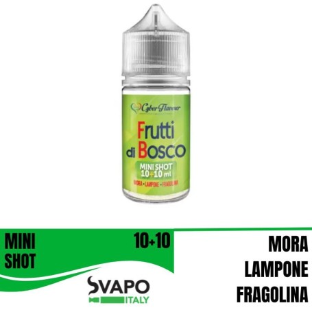 ° CYBERFLAVOUR FRUTTI DI BOSCO MIX&VAPE 10 ML IN CHUBBY 30 ML