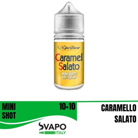 ° CYBERFLAVOUR CARAMELLO SALATO MIX&VAPE 10 ML IN CHUBBY 30 ML