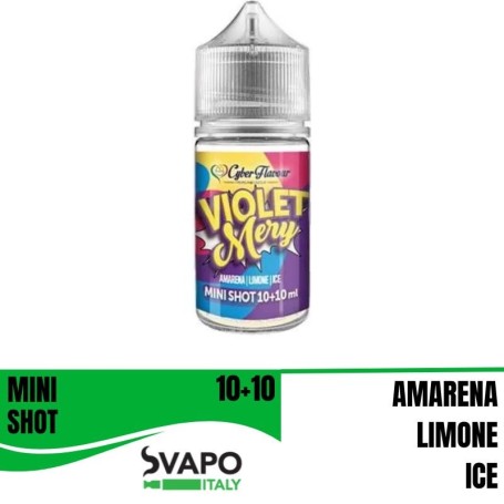 ° CYBERFLAVOUR VIOLET MERY MIX&VAPE 10 ML IN CHUBBY 30 ML