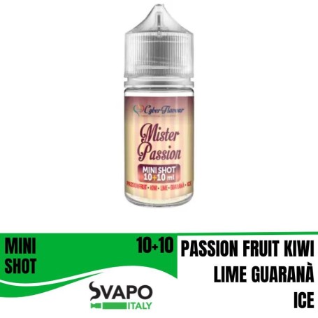 ° CYBERFLAVOUR MISTER PASSION MIX&VAPE 10 ML IN CHUBBY 30 ML