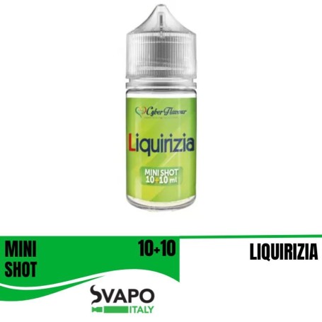 ° CYBERFLAVOUR LIQUIRIZIA MIX&VAPE 10 ML IN CHUBBY 30 ML