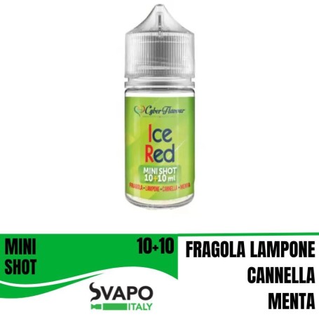 ° CYBERFLAVOUR ICE RED MIX&VAPE 10 ML IN CHUBBY 30 ML