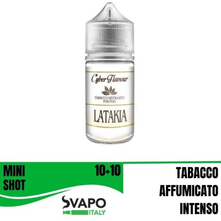 ° CYBERFLAVOUR DISTILLATO LATAKIA MIX&VAPE 10 ML IN CHUBBY 30 ML