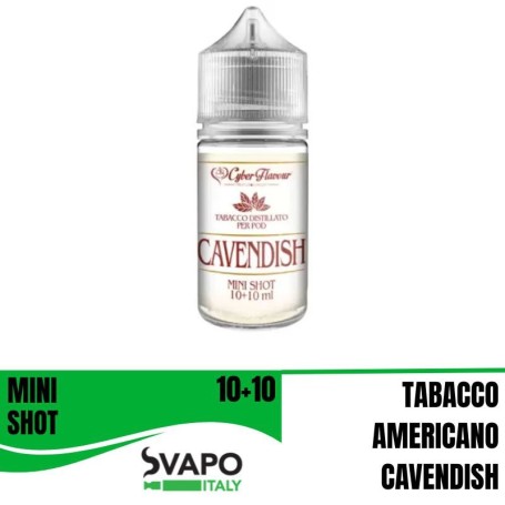 ° CYBERFLAVOUR DISTILLATO CAVENDISH MIX&VAPE 10 ML IN CHUBBY 30 ML