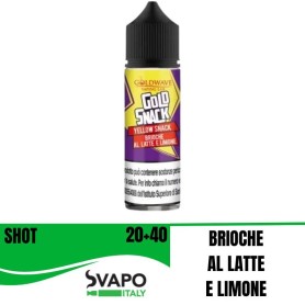 GOLDWAVE 20ML YELLOW SNACK 20+ 40 SHOT 20 ML CHUBBY 60