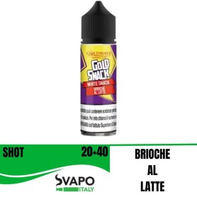 GOLDWAVE 20ML WHITE SNACK 20+ 40 SHOT 20 ML CHUBBY 60