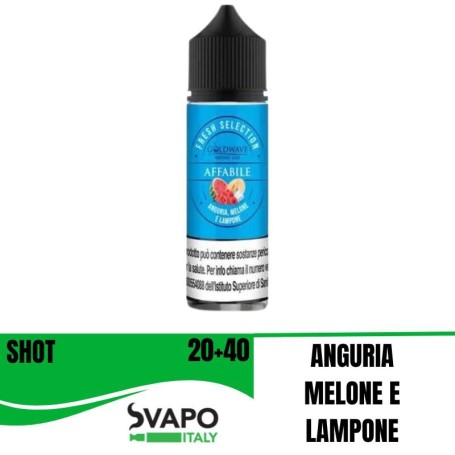 GOLDWAVE SHOT 20 ML AFFABILE 20+ 40 SHOT 20 ML CHUBBY 60