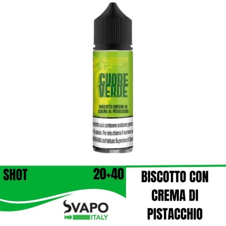 GOLDWAVE SHOT 20 ML CUORE VERDE 20+ 40 SHOT 20 ML CHUBBY 60