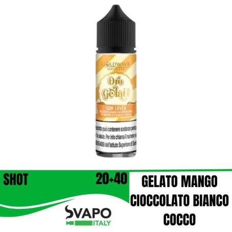 GOLDWAVE SHOT 20 ML SUN LOVER 20+ 40 SHOT 20 ML CHUBBY 60