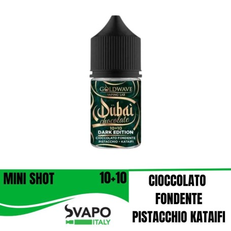 GOLDWAVE DUBAI CHOCOLATE DARK EDITION MINI SHOT 10 ML IN CHUBBY 30
