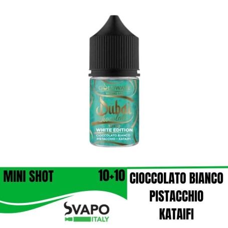 GOLDWAVE DUBAI CHOCOLATE WHITE EDITION MINI SHOT 10 ML IN CHUBBY 30