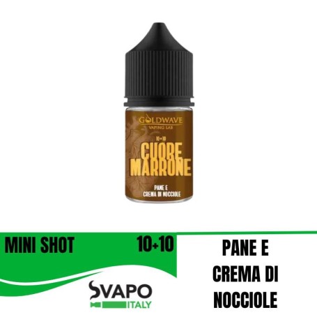 GOLDWAVE CUORE MARRONE MINI SHOT 10 ML IN CHUBBY 30