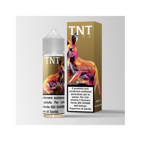 _TNT VAPE KANGAROO SALTED CARAMEL 0 MG MIX&VAPE 20 ML IN CHUBBY 60