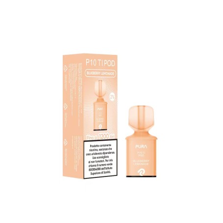 PURA P10 POD BLUEBERRY LEMONADE 20 MG 2 ML 1 PCS 1200 TIRI