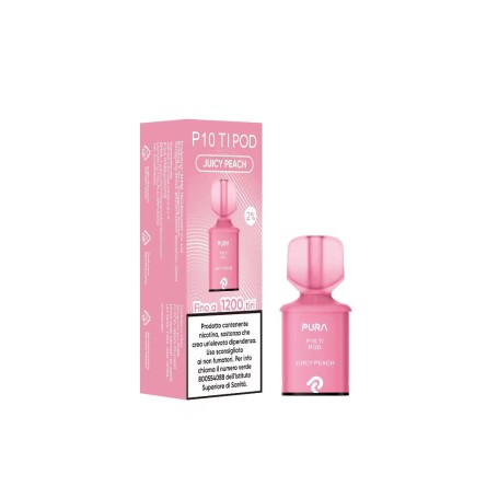 PURA P10 POD JUICY PEACH 20 MG 2 ML 1 PCS 1200 TIRI