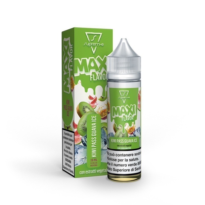 Confezione Suprem-e Maxi Flavors – Kiwi Passion Fruit Guava Ice