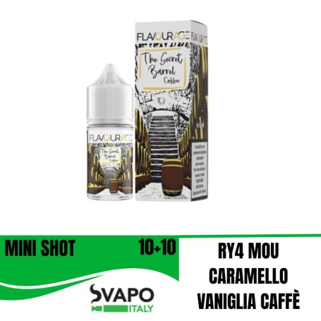 * FLAVOURAGE THE SECRET BARREL COFFEE MIX&VAPE 10 ML IN CHUBBY 30