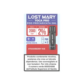 LOST MARY TOCA AIR PRO POD STRAWBERRY ICE 20 MG 2 ML 2 PCS