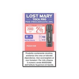 LOST MARY TOCA AIR PRO POD PEACH ICE 20 MG 2 ML 2 PCS