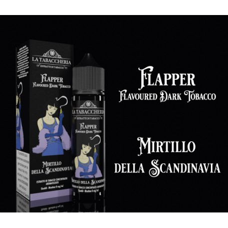 .LA TABACCHERIA. LINEA FLAPPER MIRTILLO DELLA SCANDINAVIA 20 ML IN CHUBBY DA 60