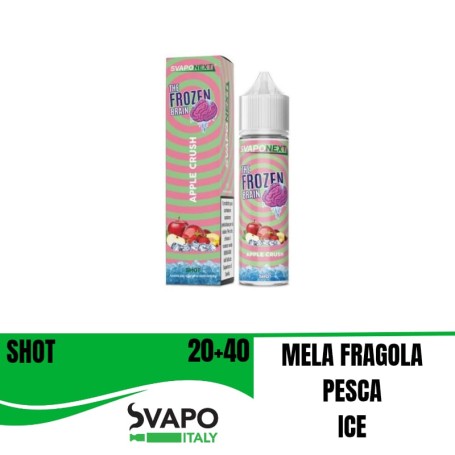 ° SVAPONEXT THE FROZEN BRAIN APPLE CRUSH 0 MG MIX&VAPE 20 ML IN CHUBBY 60