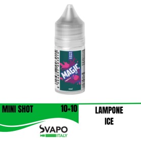 RELOAD VAPE MINI SHOT 10 + 10 MAGIC ICE RASPBERRY ICE MINI SHOT 10 ML IN CHUBBY 30