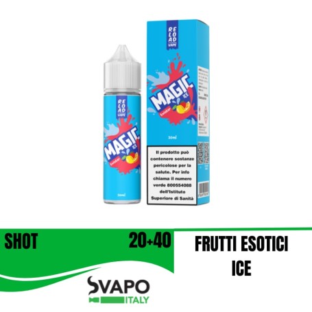 RELOAD VAPE SHOT 20 ML MAGIC ICE TWISTER ICE 20 ML IN CHUBBY 60