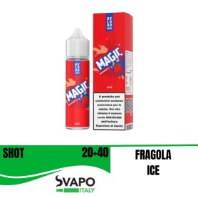 RELOAD VAPE SHOT 20 ML MAGIC ICE STRAWBERRY ICE 20 ML IN CHUBBY 60