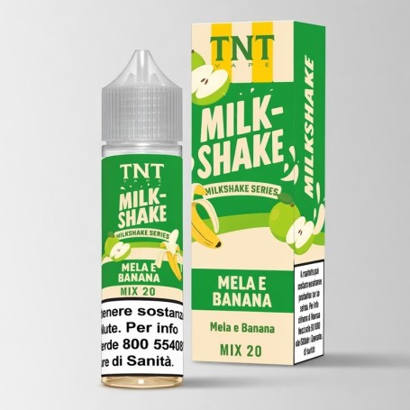_TNT VAPE MILKSHAKE MELA E BANANA 0 MG MIX&VAPE 20 ML IN CHUBBY 60