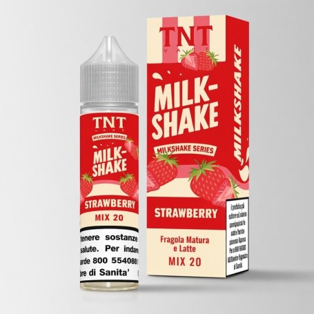 _TNT VAPE MILKSHAKE STRAWBERRY 0 MG MIX&VAPE 20 ML IN CHUBBY 60