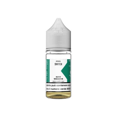 KING LIQUID SWITCH MINT TOBACCO 0 MG MIX&VAPE 10 ML IN CHUBBY 30