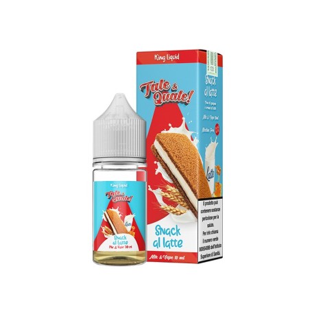 KING LIQUID TALE & QUALE SNACK AL LATTE 0 MG MIX&VAPE 10 ML IN CHUBBY 30