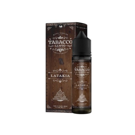 KING LIQUID SHOT TABACCO LENTO LATAKIA 20ML IN CHUBBY 60 ML
