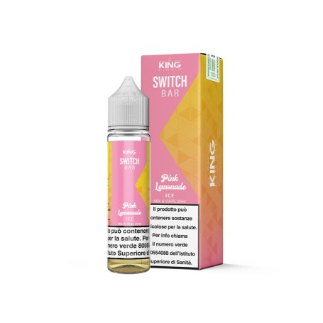 KING LIQUID SHOT SWITCH BAR PINK LEMONADE ICE 20ML IN CHUBBY 60 ML